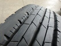 C862 バリ溝 送料無料【205/85R16 117/115】ダンロップ SPLT50 夏タイヤ 6本 2018年製 約8-8.5分山_画像3