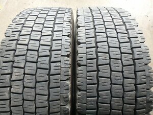 C915 送料無料【265/70R19.5 140/138】ダンロップ SP081 スタッドレス 2本 2020年製 約5.5-6分山