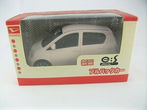 o18u★ダイハツ 古い自動車 ミニカー プルバックカー ミライース 非売品 未使用