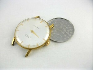 o42u29*TAKANO old wristwatch hand winding 21 stone machine clock operation defective goods damage loss equipped takano