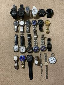 SEIKO CASIO 等有名メーカー多数有り腕時計 まとめ売り20点オーバー