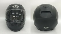 OGK KABUTO KAMUI2 フルフェイスヘルメット 現状品 オートバイ ライディング バイカー Mサイズ ブラック カブト バイク用品 N18898H●_画像3