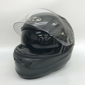 OGK KABUTO KAMUI2 フルフェイスヘルメット 現状品 オートバイ ライディング バイカー Mサイズ ブラック カブト バイク用品 N18898H●