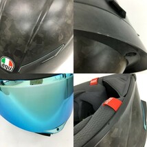 AGV PISTA GP RR E2206 FUTURO フルフェイスヘルメット 2023年製 美品 カーボン Sサイズ ブラック エージーブイ バイク N19104H●_画像8