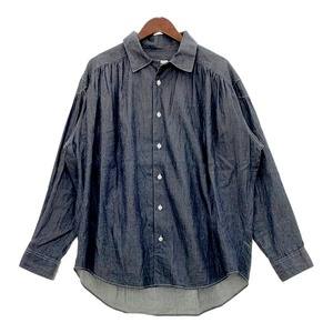 AiE エーアイイー PAINTER SHIRT 2 ペインターシャツ デニムシャツ ブラウス 長袖 ダンガリー Mサイズ インディゴ トップス DM11533■