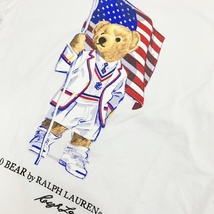 ポロラルフローレン ポロベアー プリント リンガーT Tシャツ 半袖 カットソー 美品 ネコポス可 POLO Ralph Lauren トップス DM11594■_画像6