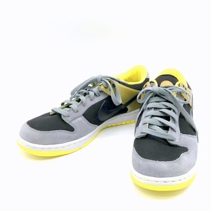 NIKE AIR ZOOM DUNKESTO スニーカー エアズーム ダンケスト 315207-001 スウェード メンズ 27.5cm グレー ナイキ 靴 B1372◆