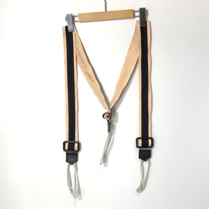 ARTS & SCIENCE サスペンダー SUSPENDER レザー切り替え カジュアル シンプル メンズ 最長84cm アーツアンドサイエンス 服飾小物 B10203◆