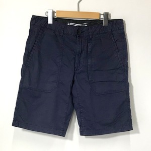 STONE ISLAND ハーフパンツ チノ ショートパンツ 短パン ロゴ カジュアル 古着 W32 L相当 ストーンアイランド ボトムス A10347◆