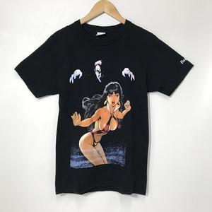 Supreme Tシャツ VampiirellaTee 半袖 カットソー アメコミ 古着 クルーネック プリント Sサイズ ブラック シュプリーム トップス A10166◆