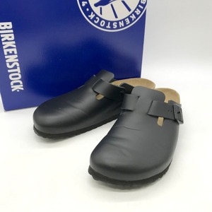 BIRKENSTOCK サンダル 0060193 BOSTON ナチュラルレザー サボ クロッグ サンダル シューズ 箱付 27cm ビルケンシュトック 靴 B10243◆