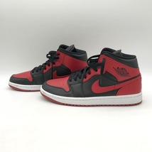 NIKE AIR JORDAN 1 MID スニーカー 554724-074 ハイカット シューズ カジュアル ストリート 箱付 メンズ 27cm ナイキ 靴 B10240◆_画像3