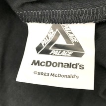 Palace McDonalds Tシャツ 美品 2023 LOGO T-SHIRT マクドナルド 半袖 カットソー プリント Tee カジュアル XL パレス トップス A10214◆_画像7