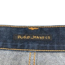 Nudie Jeans デニムパンツ Gパン ジーンズ ストレートパンツ 無地 古着 メンズ サイズ30 M相当 ヌーディージーンズ ボトムス A10222◆_画像5
