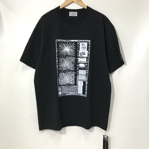 CE CAV EMPT Tシャツ 半袖 カットソー 古着 アメカジ タグ付 プリント 大きいサイズ XLサイズ ブラック シーイー トップス A10257◆