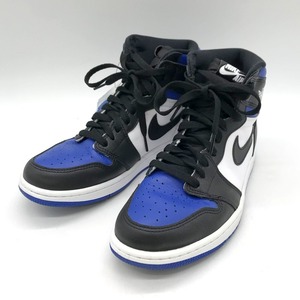 NIKE AIR JORDAN 1 HIGH Royal Toe 555088-041 スニーカー ハイカット エアジョーダン 1 レトロ ハイ OG 26cm 青系 ナイキ 靴 B10266◆