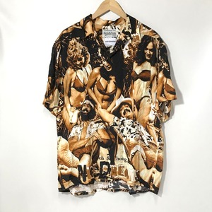 WACKO MARIA 半袖シャツ 21SS NICE DREAM 柄シャツ HAWAIIAN SHIRT カジュアル ストリート メンズ Lサイズ ワコマリア トップス A10300◆