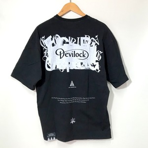 EGO TRIPPING DEVILOCK TEE デビロック コラボレーション カットソー Tシャツ サイズ46 ブラック系 エゴ トリッピング トップス A2578◆