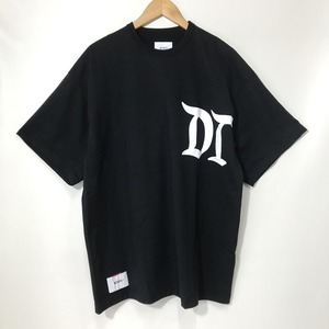 WTAPS DESIGN Tシャツ 231ATDT-CSM14 デザイン 半袖 オーバーサイズ サイズ4 XLサイズ相当 ブラック ダブルタップス トップス A10280◆