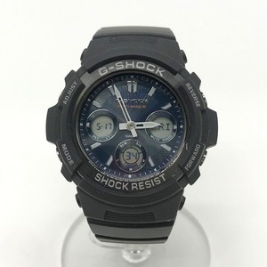 CASIO G-SHOCK wristwatch AWG-M100SB electro-magnetic wave clock quarts G shock watch business commuting going to school simple Casio wristwatch B10273*