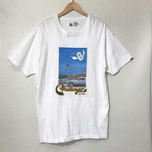 CHALLENGER Tシャツ 半袖 カットソー プリント CLOUDS Tee カジュアル ストリート 古着 メンズ XLサイズ チャレンジャー トップス A10384◆