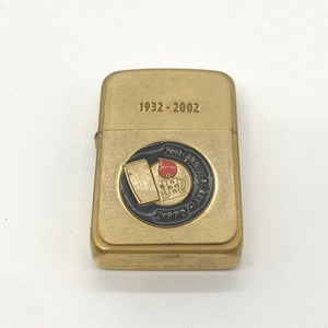 Zippo ライター 70th Anniversary オイルライター 煙草 たばこ タバコ カジュアル メンズ ゴールド ジッポー 服飾小物 B10053◆