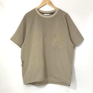 NANGA Tシャツ NAG-S22-SH03 半袖 カットソー AIR CLOTH COMFY TEE カジュアル 無地 シンプル 古着 Lサイズ ナンガ トップス A10365◆