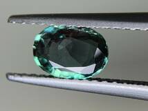 アレキサンドライト　0.81ct　India　GIA宝石鑑別書付き　Bluish Green changing to Grayish Purple　縦6.73×横4.95×高さ2.76　1608Y_画像5