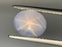 宝石ソーティング付き　 天然 スターサファイア　4.780ct　 8.9×7.1×6.6　 ルース（ 裸石 ）　 1691Y_画像4