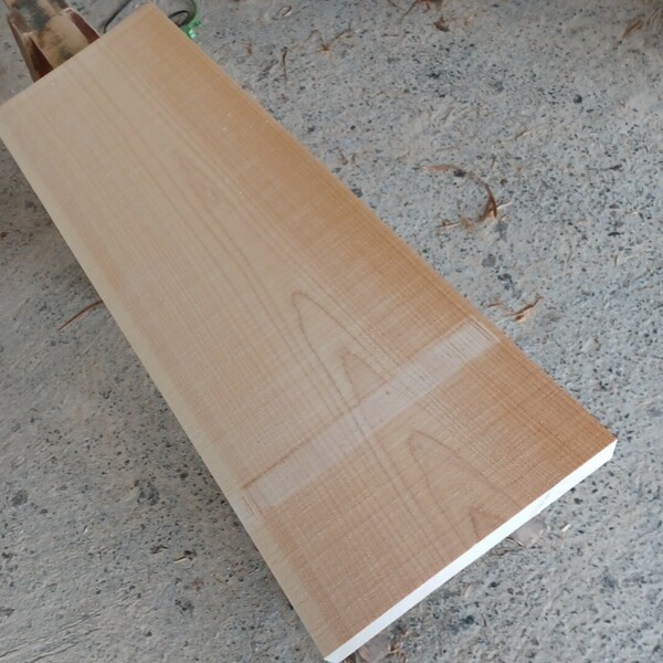 B-1638【81×25.5×3.5cm】国産ひのき　板　　テーブル　 まな板　棚板　看板　一枚板　無垢材　桧　檜　DIY