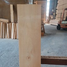 B-1642【129.8×25.5×3.5cm】国産ひのき　板　カウンター　テーブル　棚板　看板　一枚板　無垢材　桧　檜　DIY_画像9