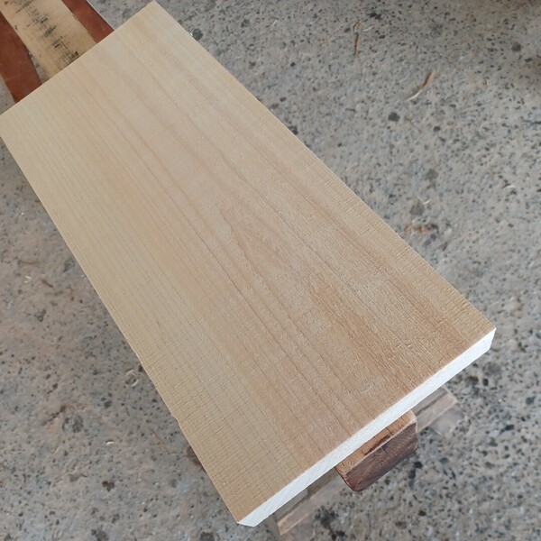B-1651【43.5×18.8×3.5cm】国産ひのき　板　まな板　テーブル　棚板　看板　一枚板　無垢材　桧　檜　DIY
