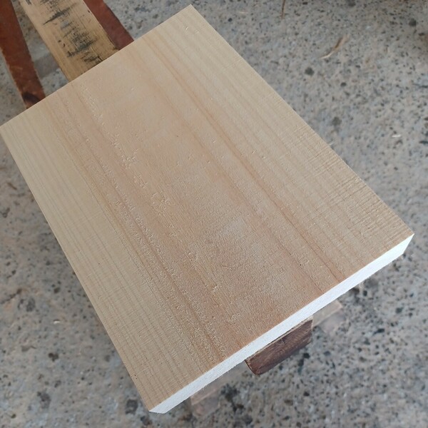 B-1652【29.2×21×3.5cm】国産ひのき　板　まな板　テーブル　棚板　看板　一枚板　無垢材　桧　檜　DIY