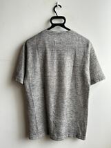 【美品】SHIPS JET BULE カットソー 半袖 Tシャツ メンズ M グレー FLANDERS LINEN リネン 麻 シップス ジェット ブルー 日本製_画像3