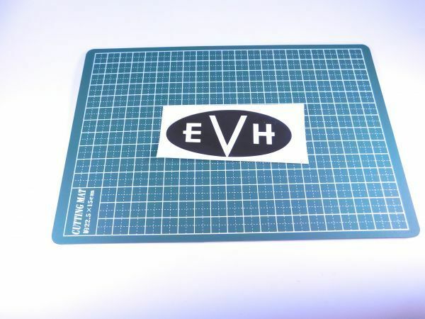 EVH ステッカー 表張り ブラック ベースライン Van Halen #USTICKER-EVH-BKUMB
