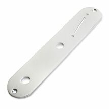 StewMac Control Plate For Tele With Angled Slot Chrome #STEWMAC-CPTELEA-CHROME_画像1