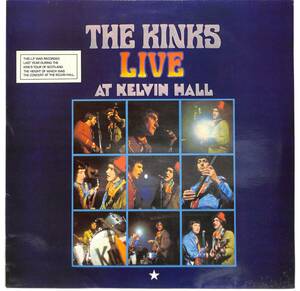 e3903/LP/英/ハイプステッカー付/The Kinks/Live At Kelvin Hall
