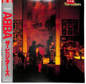e3891/LP/帯付/見本盤/白ラベル/ABBA/アバ/ザ・ビジターズ