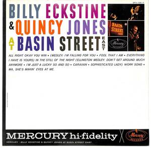 e3607/LP/Billy Eckstine & Quincy Jones/At Basin Street East/ビリー・エクスタイン/クインシー・ジョーンズ