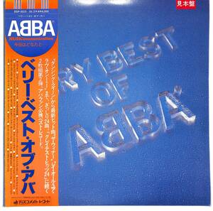 e3892/2LP/帯付/見本盤/白ラベル/ABBA/アバ/ベリー・ベスト・オブ・アバ