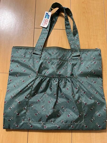 【未使用・訳あり】エコバッグ トートバッグ ナイロン 日本製 昭和レトロ
