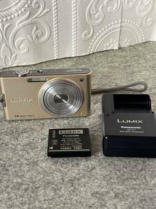 ◇【訳あり中古】デジカメ パナソニック LUMIX Panasonic デジタルカメラ 充電器付属 DMC-FX66 動作確認済