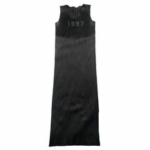 1997 PLEATS PLEASE プリーツプリーズ ロング ワンピース イッセイミヤケ ISSEY MIYAKE プリーツ 黒 ブラック archive 90s_画像1