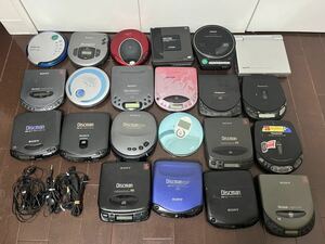 SONY Panasonic Toshiba Citizen Sanyo etc. portable CD player DVD player 22 pcs set sale electrification only verification 