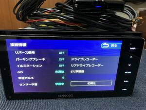 KENWOOD MDV-M808HDWと前後ドライブレコーダーとETC2.0　連動　ケンウット　ドラレコ　Panasonic ETC