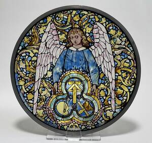 ★貴重★ ティファニー Angel of the Arts 天使 ステンドグラス グラスマスター Tiffany Glassmasters