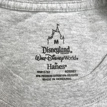 ウォルトディズニーワールド Disneyland RESORT WALT DISNEY World Tシャツ 輸入古着 ミッキー 2013 半袖 綿×ポリ M 杢グレー メンズ_画像5