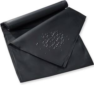 2.2*1.3m black lotion mat waterproof Esthe mat oil mat sheet bed‐wetting mat sheet nursing (2.2*