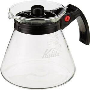 カリタ Kalita コーヒーサーバー 耐熱ガラス製 500ml 2~4人用 N #31205 電子レンジOK メモリ付き フタ付