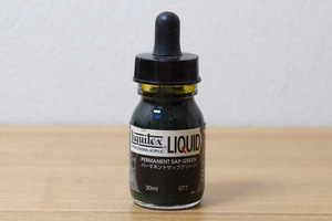 Liquitex リキテックス リキッド 30ml 077 パーマネントサップグリーン（未使用に近い）